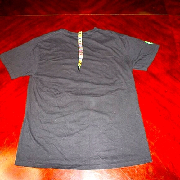 Psychedelic Alien Graphic Tee – Trippy Mushroom Art, Handmade Zinose M Rare - Picture 6 of 9